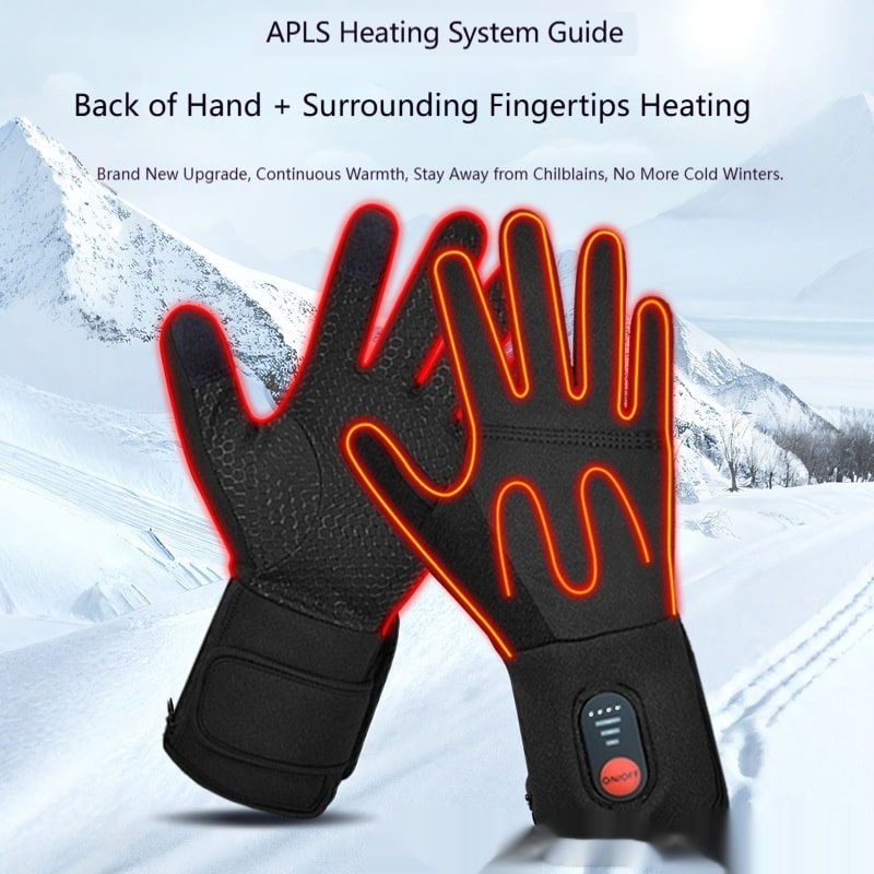 Rechargeable Winter Gloves with Touchscreen Capability