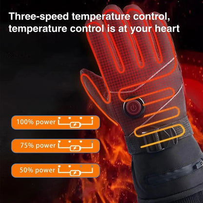 Rechargeable Winter Gloves with Touchscreen Features & 3 Heat Settings