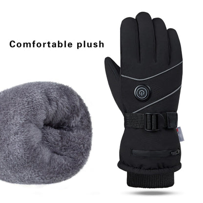 Rechargeable Winter Gloves with Touchscreen Features & 3 Heat Settings