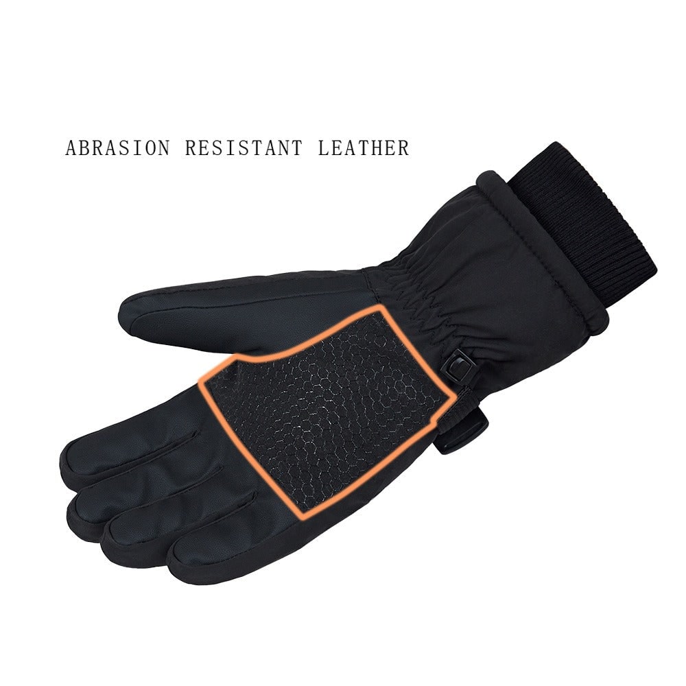 Rechargeable Winter Gloves with Touchscreen Features & 3 Heat Settings