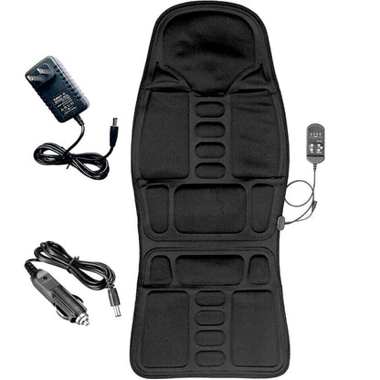 Ergonomic Heated Massage Cushion for Home and Car Relaxation