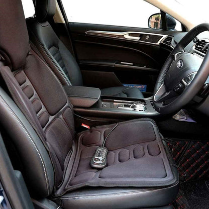 Ergonomic Heated Massage Cushion for Home and Car Relaxation