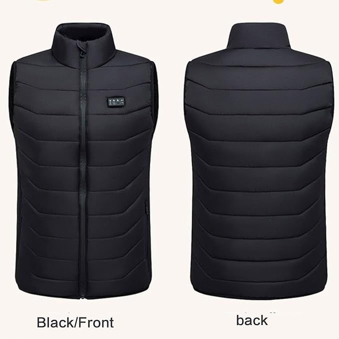 Rechargeable Heated Vest with Adjustable Zones for All-Day Warmth
