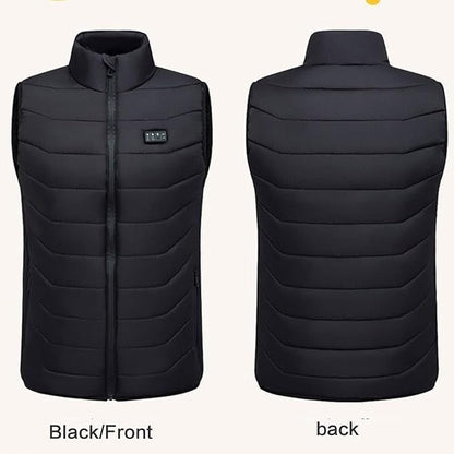 Rechargeable Heated Vest with Adjustable Zones for All-Day Warmth