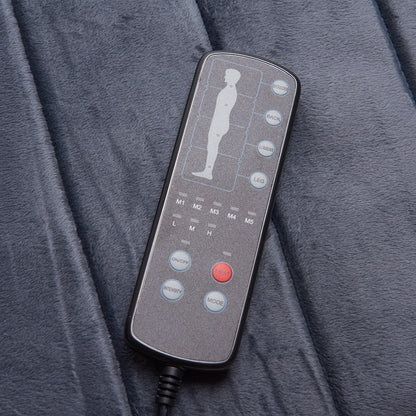 Soothing Heated Vibrating Massage Pad with Remote Control