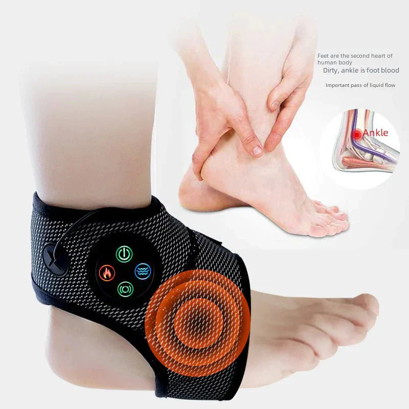 Soothing Ankle Relief Massager with Heat and Vibration
