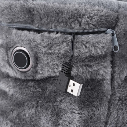 USB-Enabled Winter Booties with Plush Comfort & Arch Support