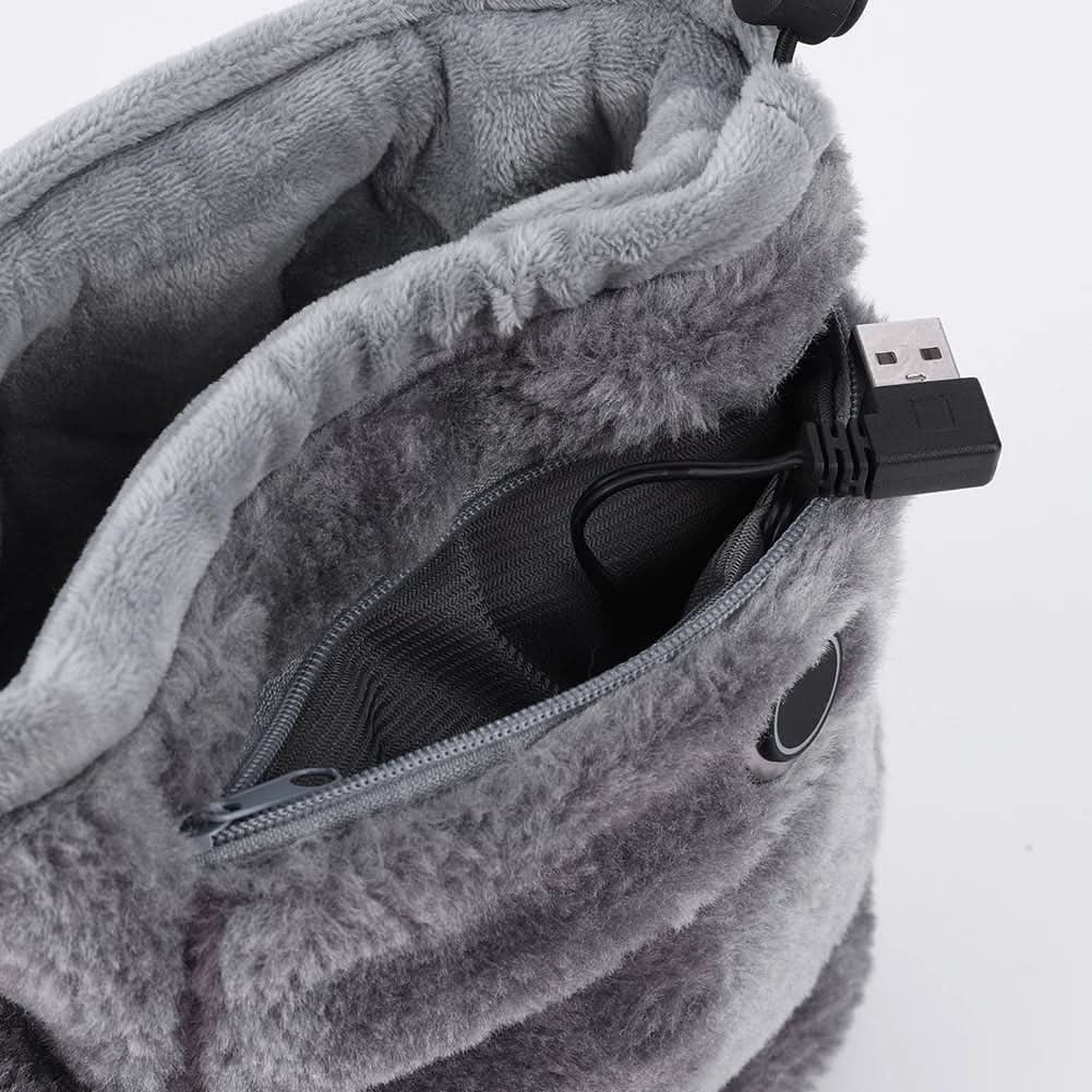 USB-Enabled Winter Booties with Plush Comfort & Arch Support