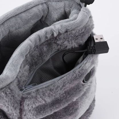 USB-Enabled Winter Booties with Plush Comfort & Arch Support