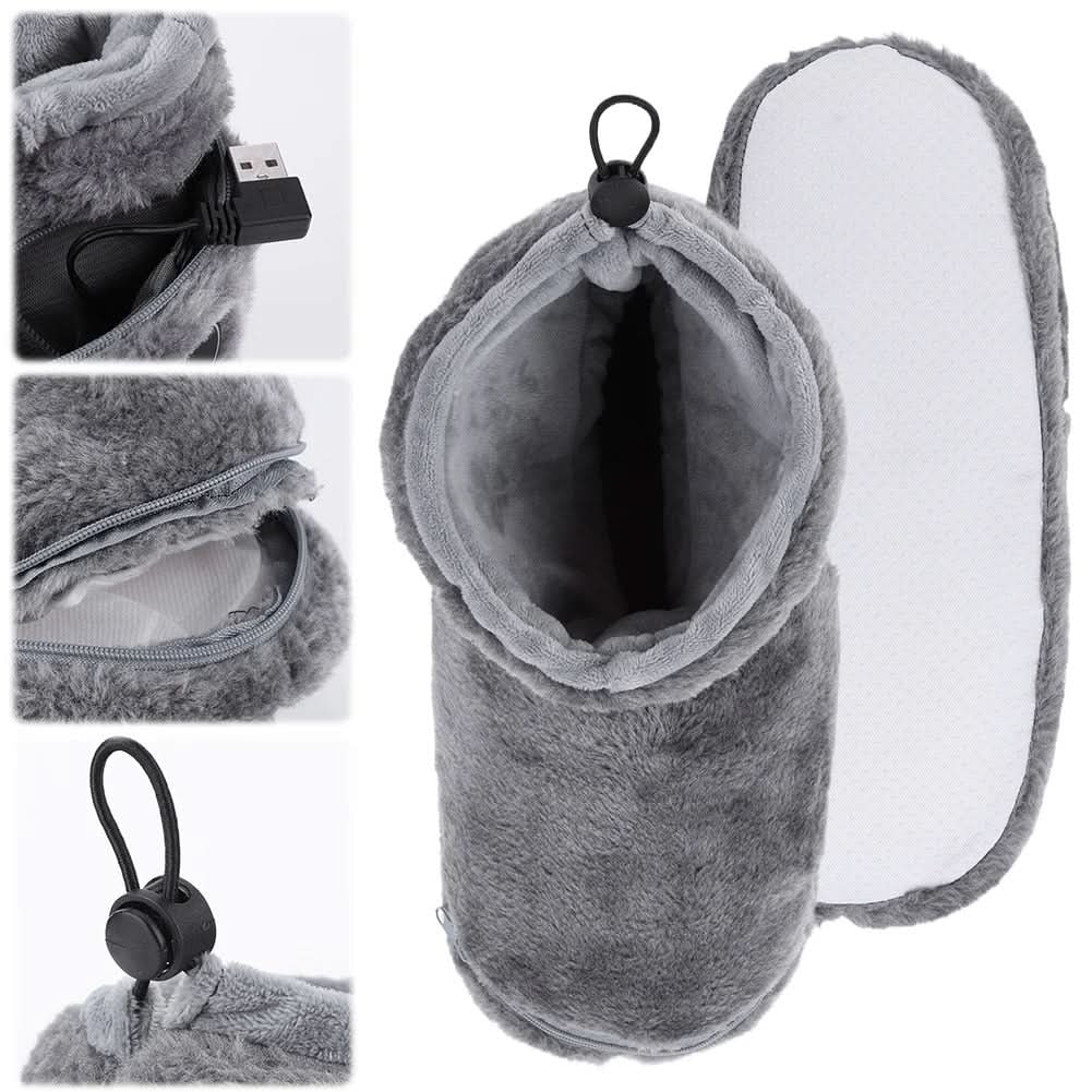 USB-Enabled Winter Booties with Plush Comfort & Arch Support