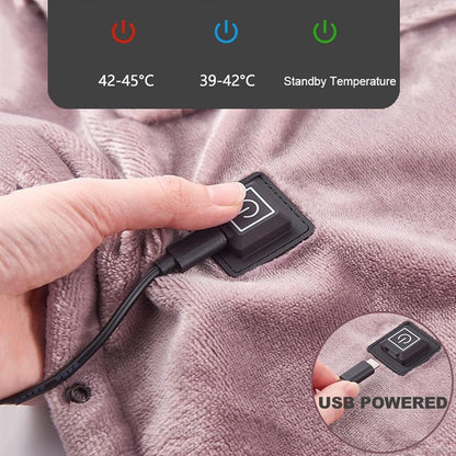 Portable Electric Heated Blanket – Adjustable Temperature – 39"x31