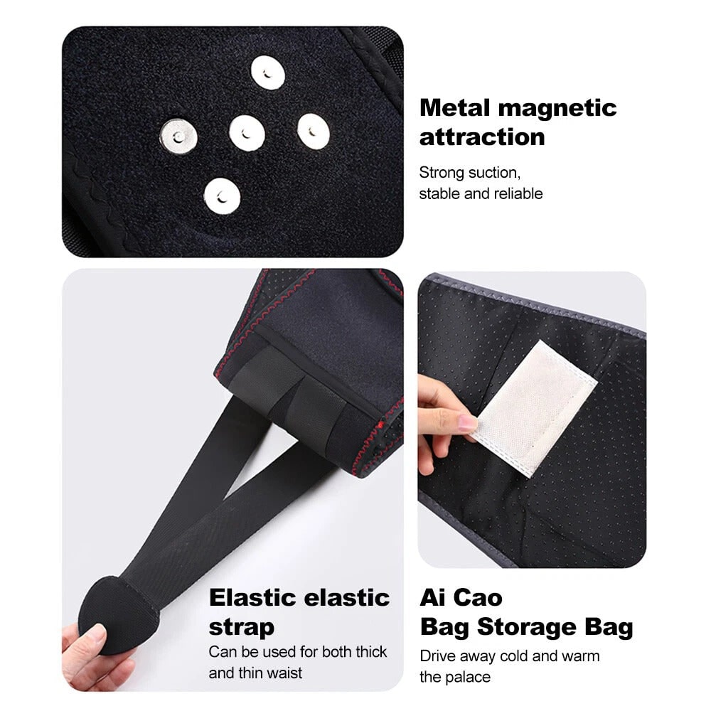 Rechargeable Infrared Heating Belt with Massage Functionality