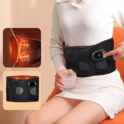 Rechargeable Infrared Heating Belt with Massage Functionality