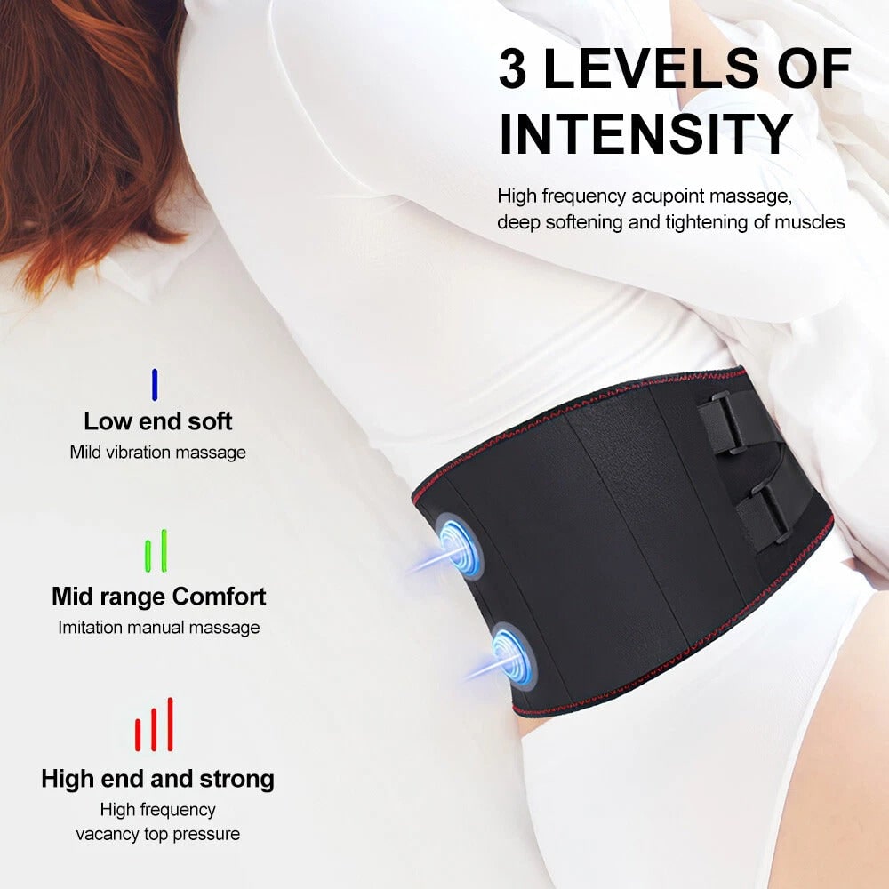 Rechargeable Infrared Heating Belt with Massage Functionality