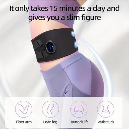 Rechargeable Infrared Heating Belt with Massage Functionality