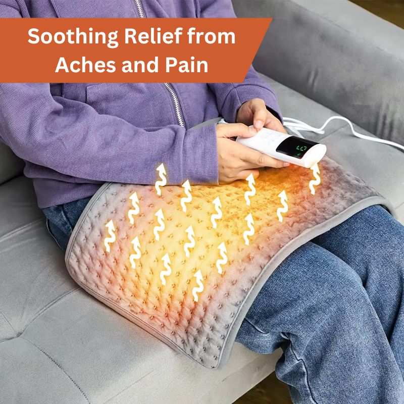 Adjustable Temperature Electric Heating Pad with Timer Function