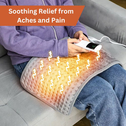 Adjustable Temperature Electric Heating Pad with Timer Function