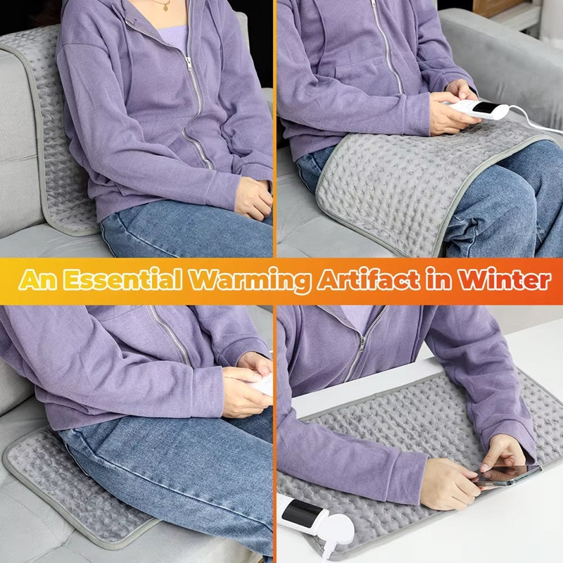Adjustable Temperature Electric Heating Pad with Timer Function