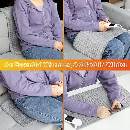Adjustable Temperature Electric Heating Pad with Timer Function