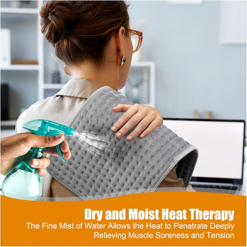 Adjustable Temperature Electric Heating Pad with Timer Function