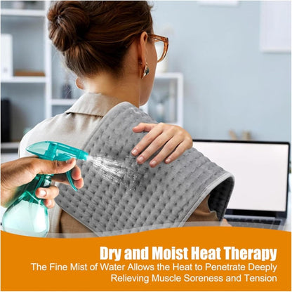 Adjustable Temperature Electric Heating Pad with Timer Function