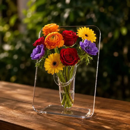 Modern Floral Frame Vase for Stylish Arrangements