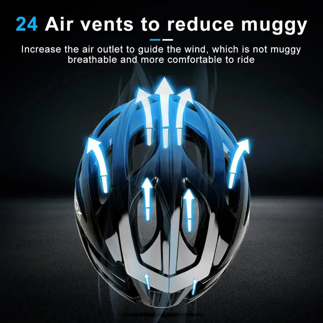 Ultralight Bicycle Helmet with 16 Air Vents