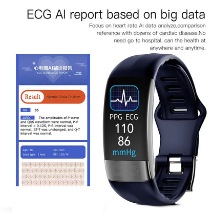 Multi-Function Hexagonal Smart Watch