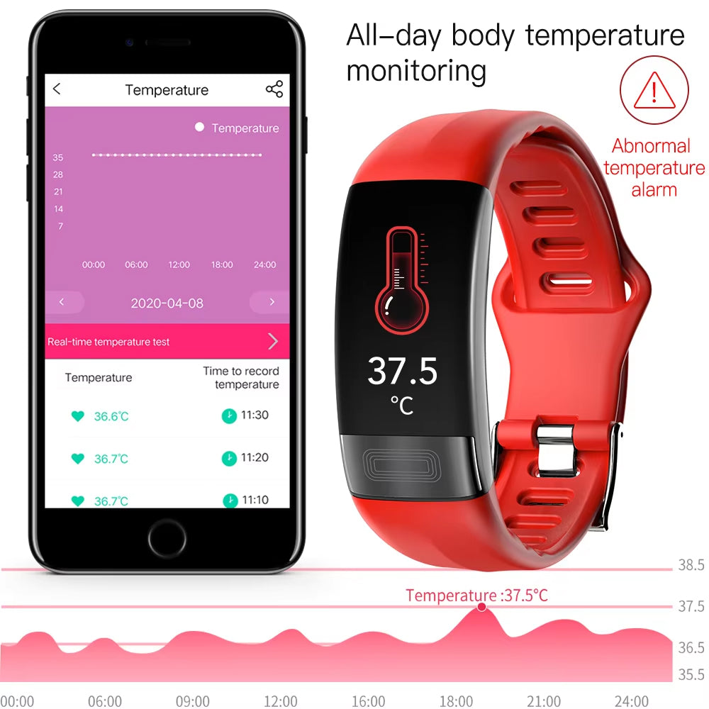 Multi-Function Hexagonal Smart Watch
