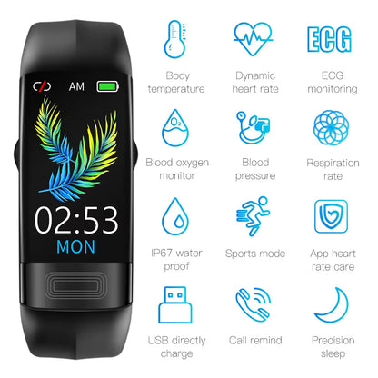Multi-Function Hexagonal Smart Watch