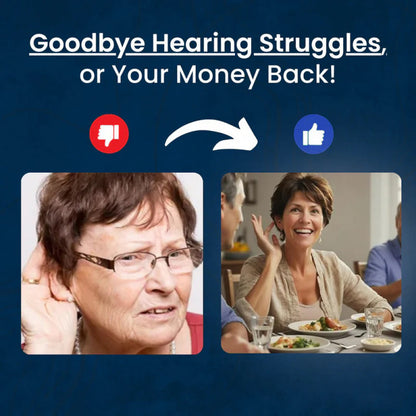 Bluetooth Hearing Aids with 48-Hour Battery Life and Noise Cancellation