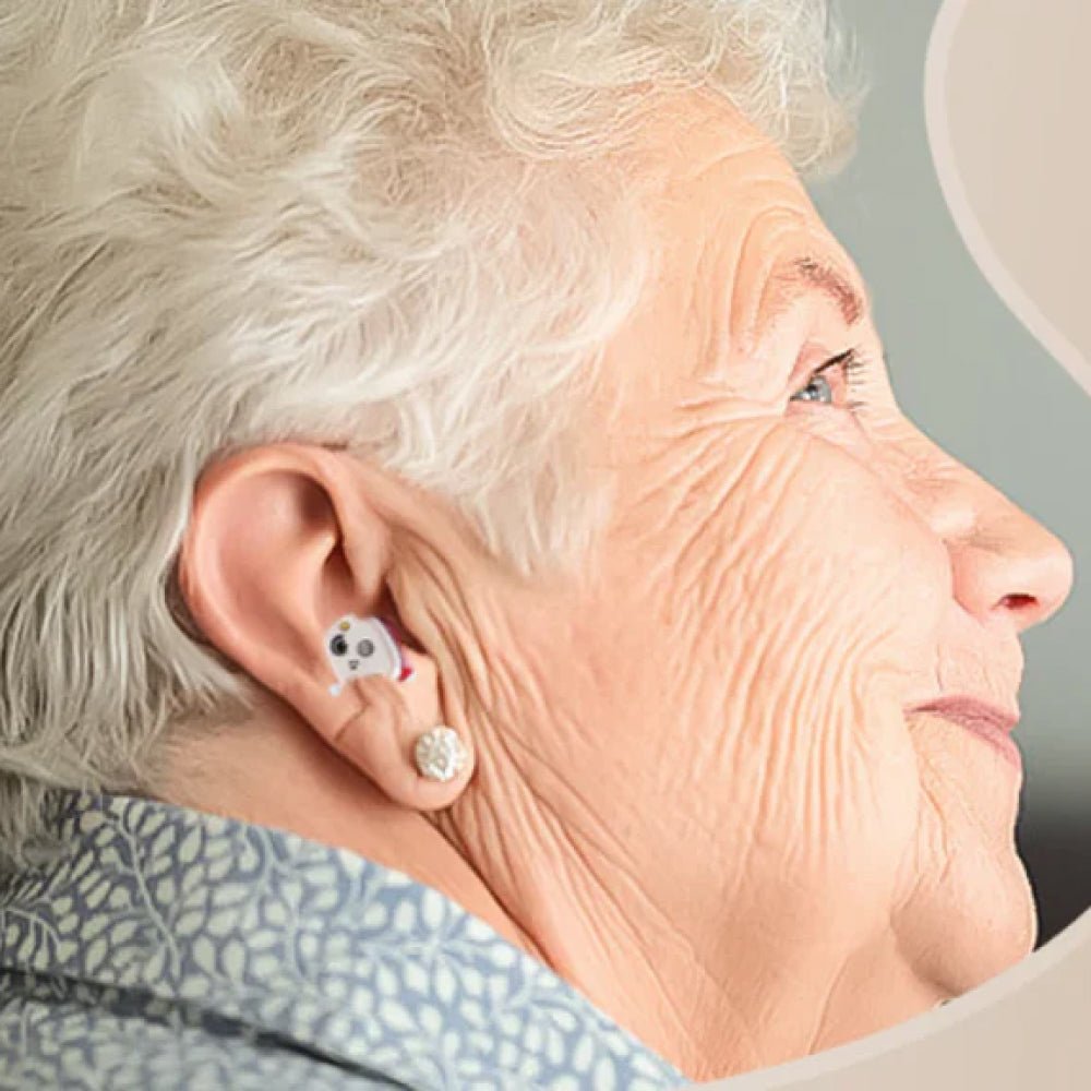 Bluetooth Hearing Aids with 48-Hour Battery Life and Noise Cancellation