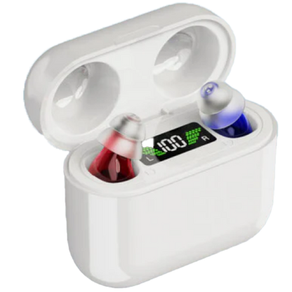 Bluetooth Hearing Aids with 48-Hour Battery Life and Noise Cancellation