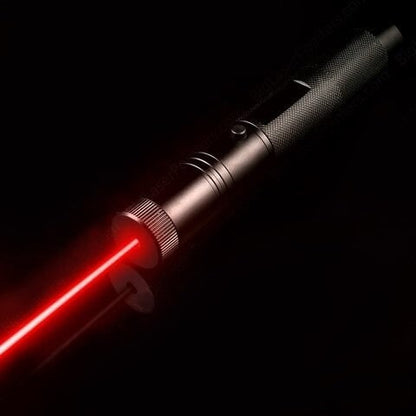 Precision Laser Pointer with Focus Adjustment and Safety Lock