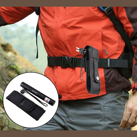 Precision Laser Pointer with Focus Adjustment and Safety Lock