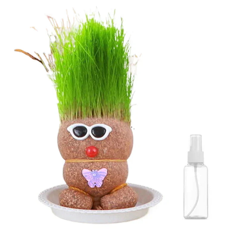 Lively Indoor Grass Buddy for a Fresh Home Atmosphere