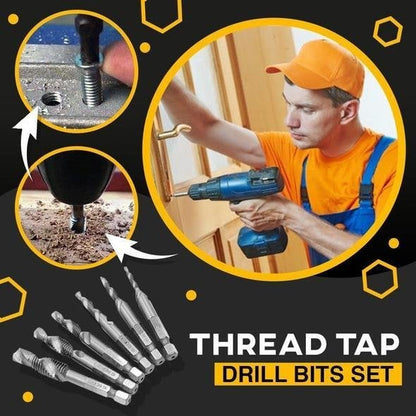 Precision Threading & Drilling Tool Set | M3–M10 | 6-Piece Kit