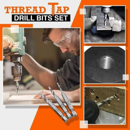 Precision Threading & Drilling Tool Set | M3–M10 | 6-Piece Kit