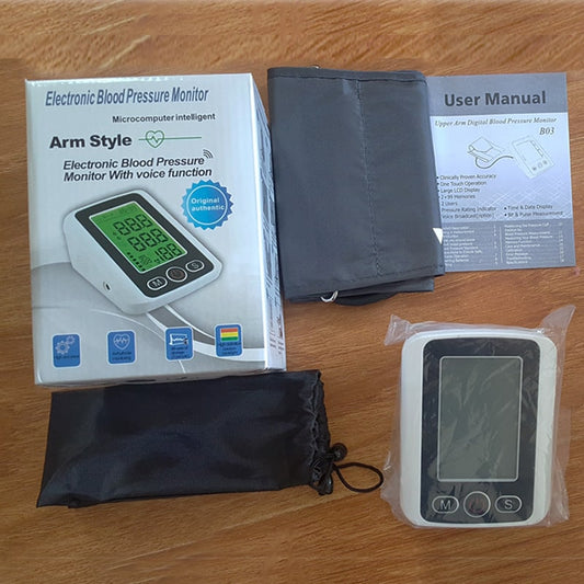 Smart Home Blood Pressure Tracker with User-Friendly Display