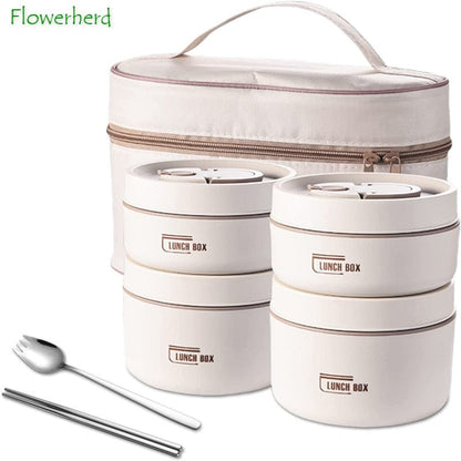 Thermal Lunch Box Containers Crafted from Stainless Steel