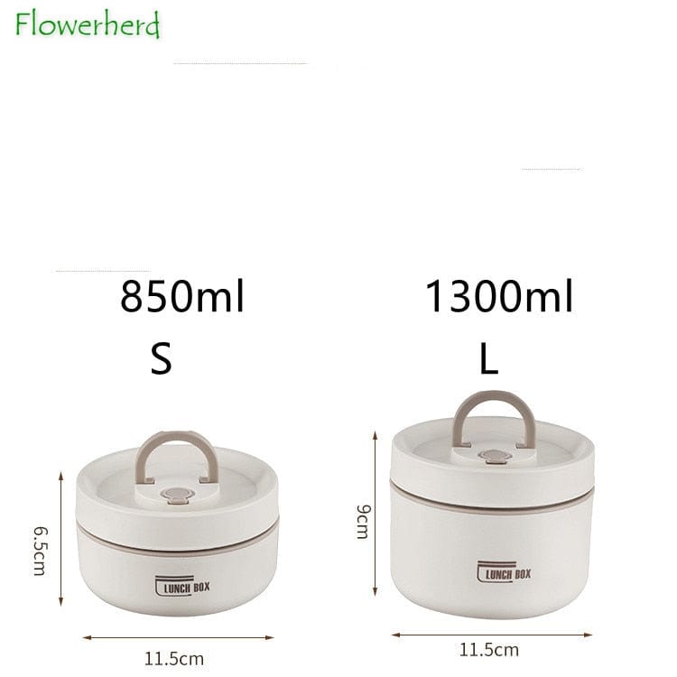 Thermal Lunch Box Containers Crafted from Stainless Steel