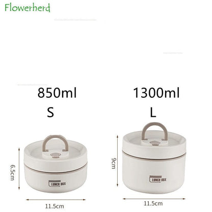 Thermal Lunch Box Containers Crafted from Stainless Steel