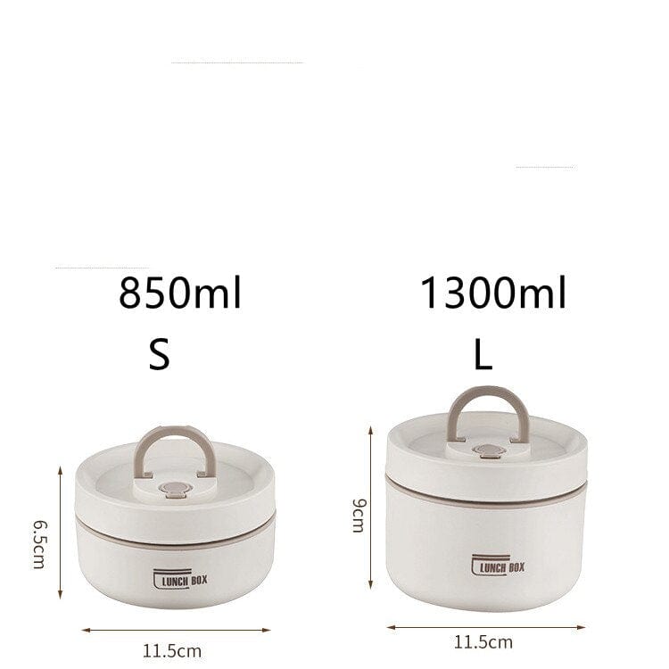 Thermal Lunch Box Containers Crafted from Stainless Steel