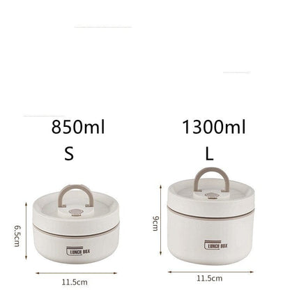 Thermal Lunch Box Containers Crafted from Stainless Steel