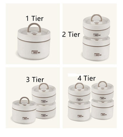Thermal Lunch Box Containers Crafted from Stainless Steel
