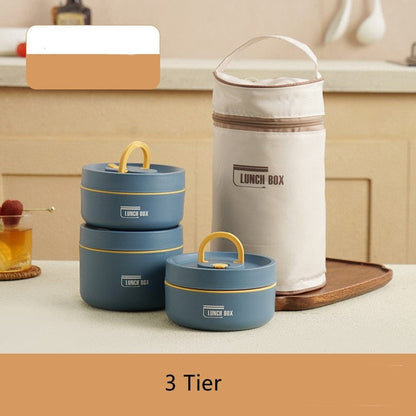 Thermal Lunch Box Containers Crafted from Stainless Steel