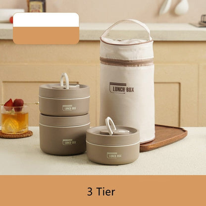 Thermal Lunch Box Containers Crafted from Stainless Steel