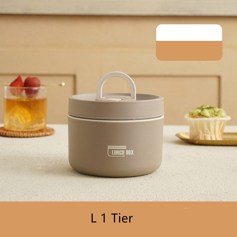 Thermal Lunch Box Containers Crafted from Stainless Steel