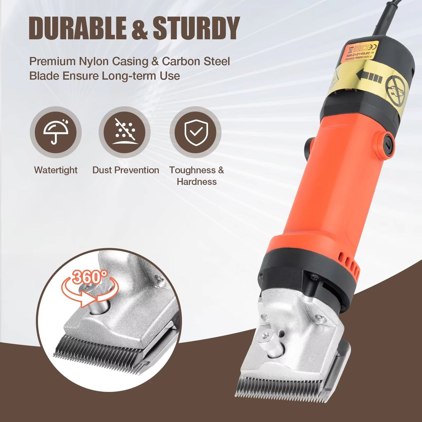 Horse Grooming Tool for Trimming and Shaping Mane and Tail