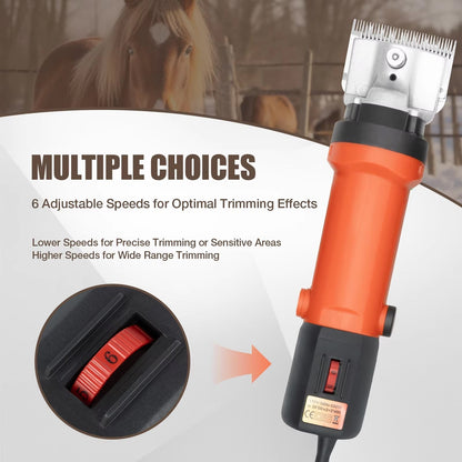 350W Professional Horse Clippers for Thick Fur Trimming